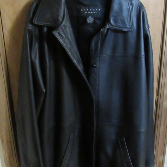 Black Leather jacket - Picture 3 of 4